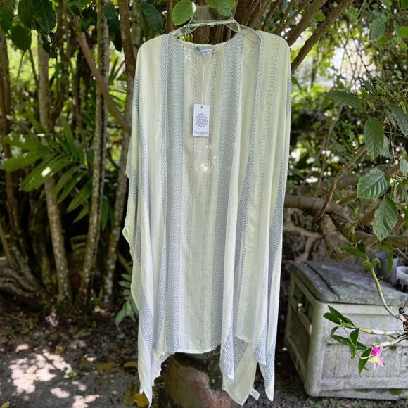 Blue Island Beachwear Other - Blue Island Beachwear Striped  Cover-up (NWT)